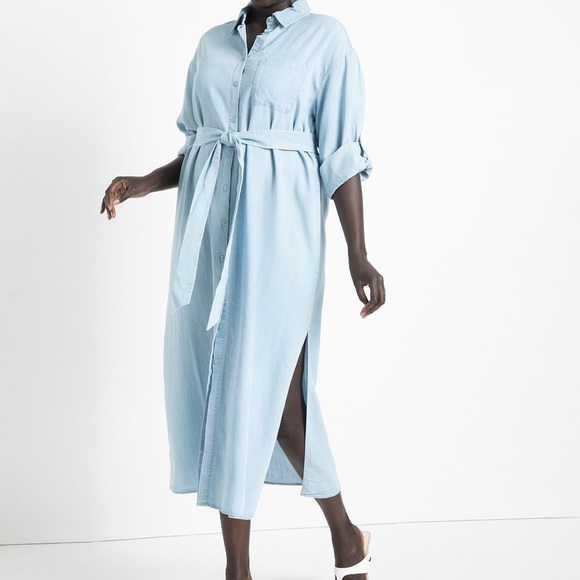 Eloquii Dresses & Skirts - Eloquii Chambray Dress